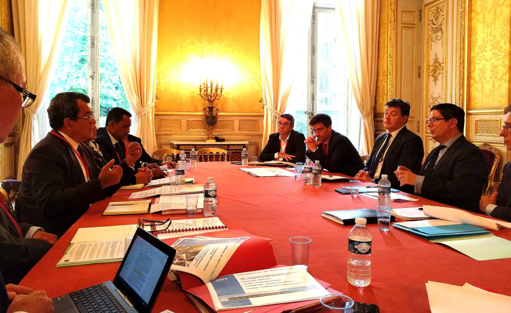 French Polynesian delegation meets French officials in Paris