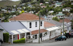 Houses around Lyttelton area in Christchurch