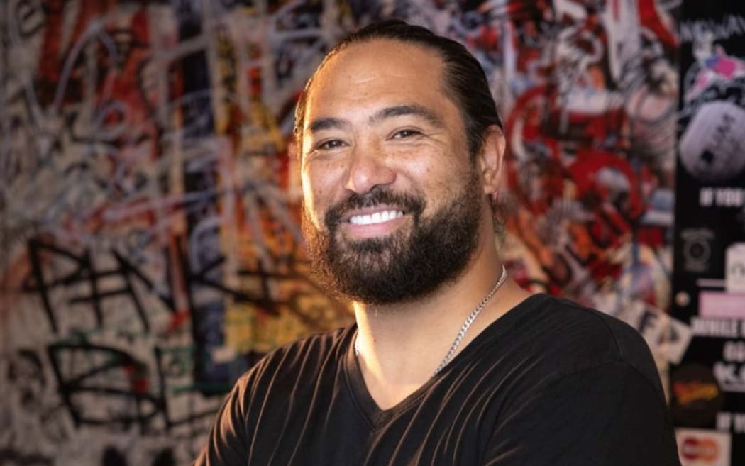 Logan Bell, frontman of the Māori band Katchafire