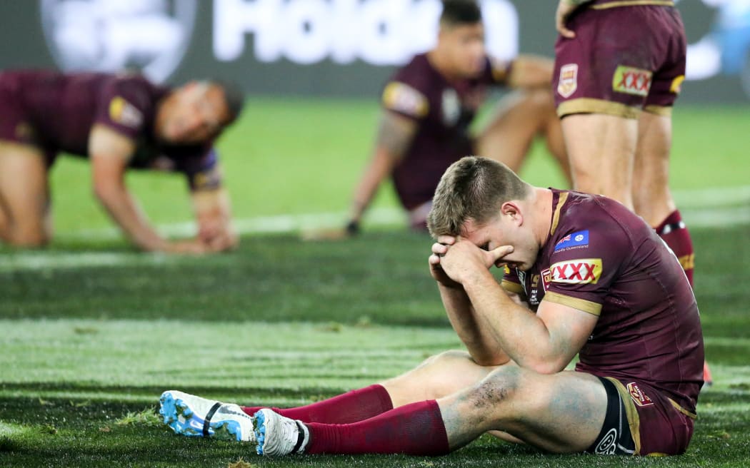The Queensland Reds contemplate their State of Origin series loss in 2018.
