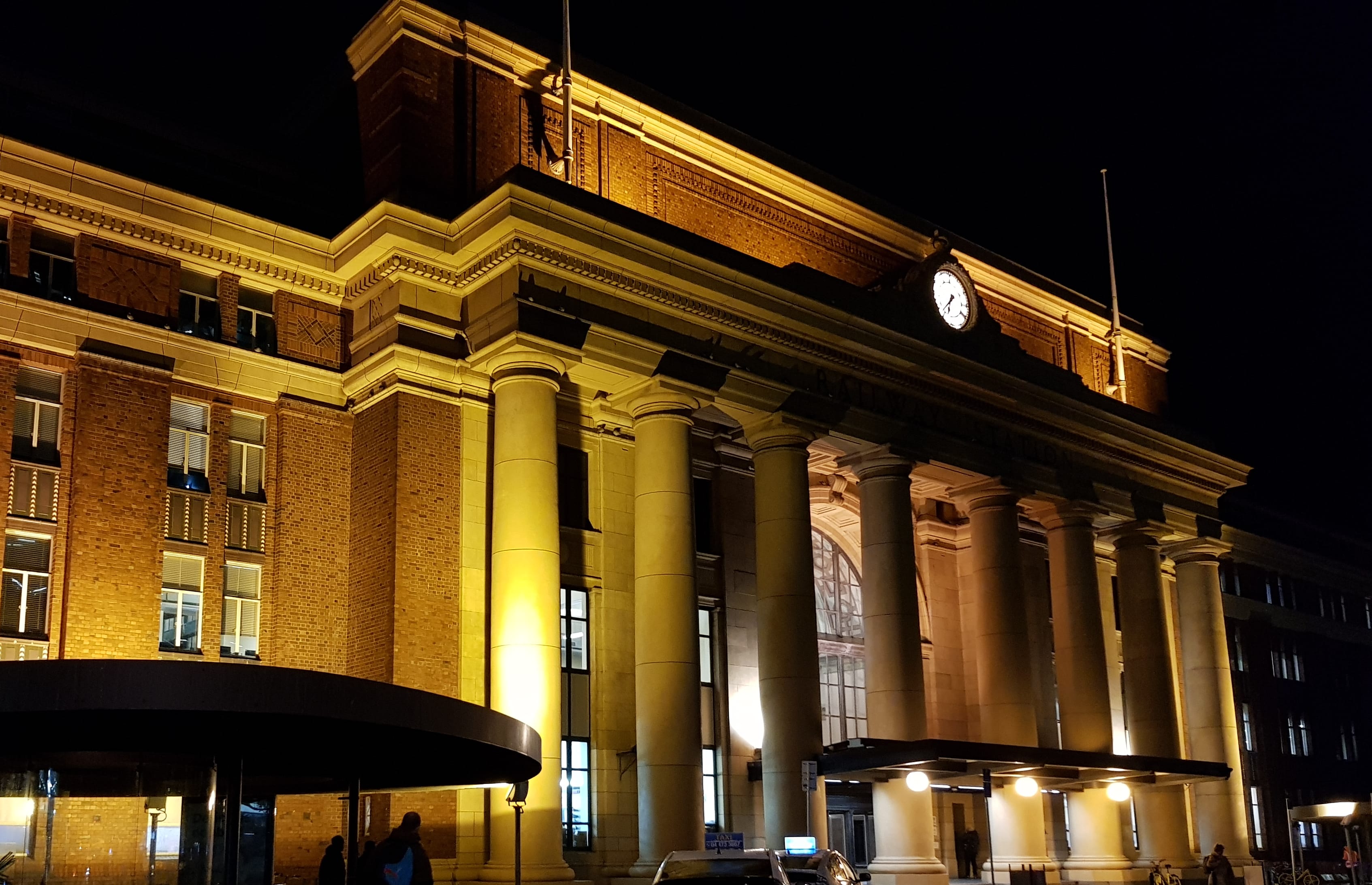 Wellington train station.