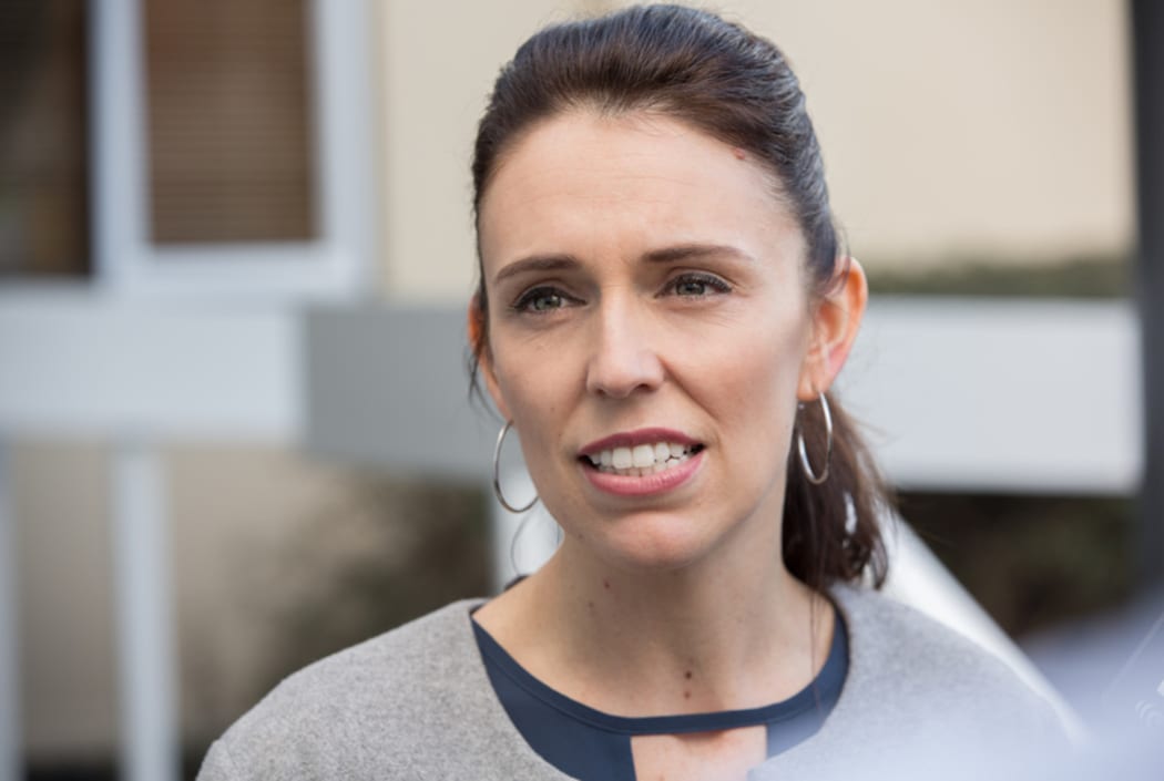 Jacinda Ardern on a visit to her hometown of Morrinsville. 10 August 2017.