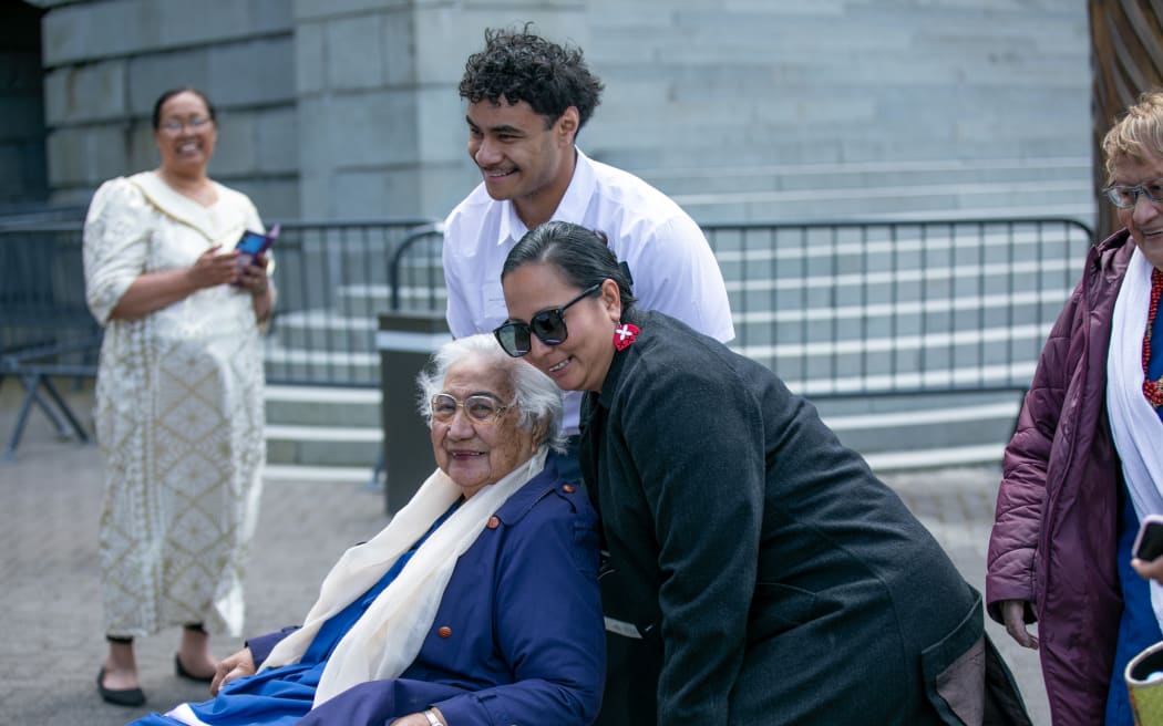 Members of New Zealand's Samoan Community, including those now eligible for citizenship came to Parliament to watch the bill pass its third reading.