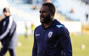 Papua New Guinea international Ase Boas during his time with Featherstone Rovers.
