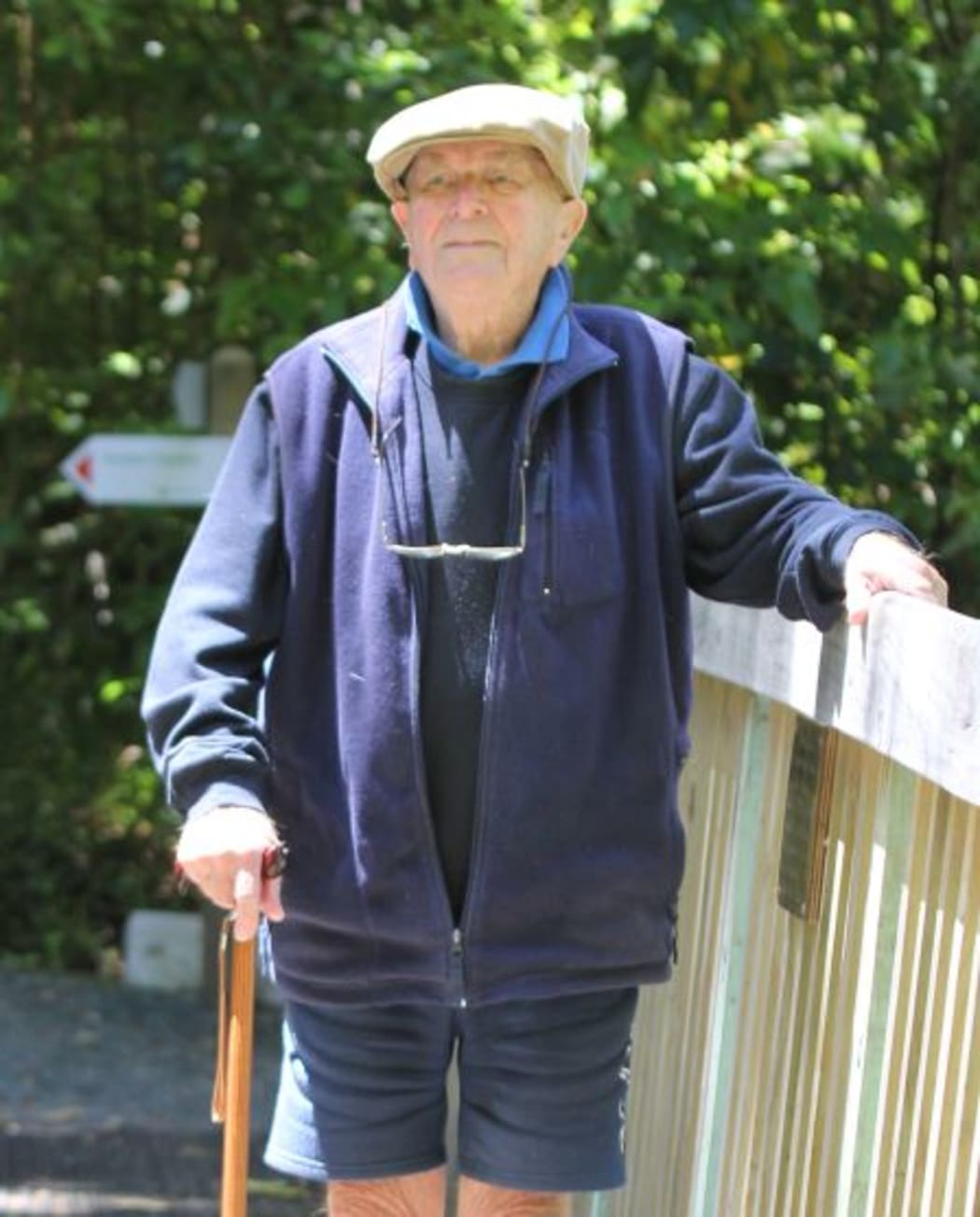 Chris King is 102 years old and a former president of New Zealand's Arctic Convoy Club.