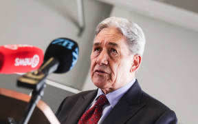 Rail Minister Winston Peters announces plans for the new Cook Strait ferries.