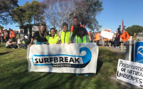 Kaikōura iwi marched marched from Mangamaunu Bay to the district council to protest plans for a cycleway.