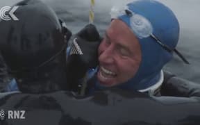 Freediver Ant Williams breaks sub zero diving record