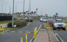 The speed bumps have been installed on Te Okuroa Drive.