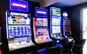 Poker Machines at the Mangere Cosmopolitan Club in South Auckland.