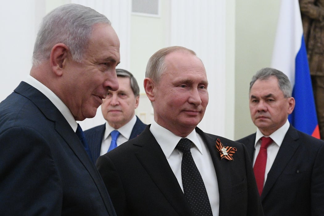 Russian President Vladimir Putin and Prime Minister Benjamin Netanyahu.