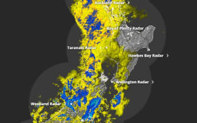MetService's map of New Zealand showing the rain forecast for Thursday 3 April, 2025.