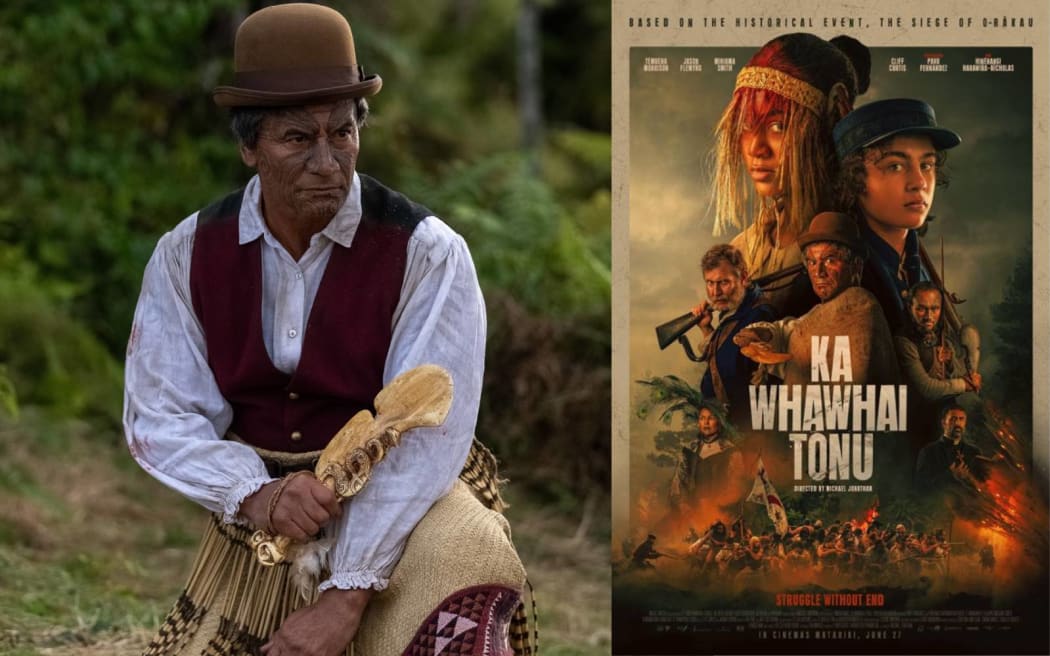 Temuera Morrison in Ka Whawhai Tonu.