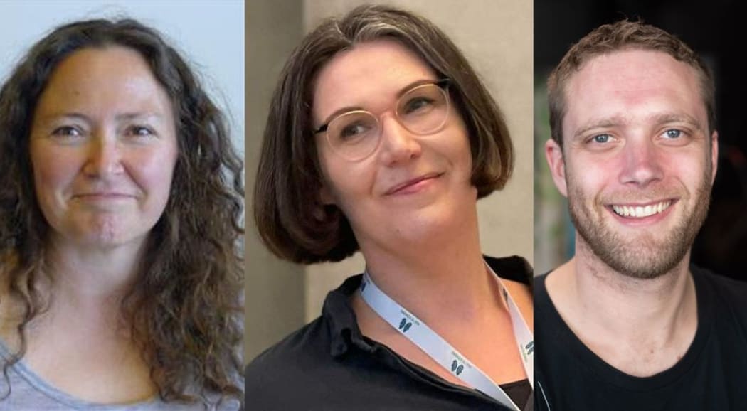 (from left), Kiri Jarden, Steph Walker and Michael Bell