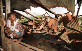 The Bougainville Civil War caused incredible devastation and loss, including this picture taken at the ruins of Arawa Hospital in 1997.