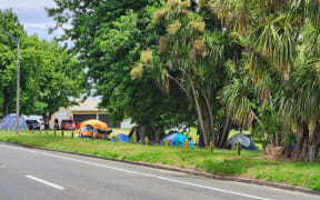 People living at a homeless camp on the banks of the Whanganui River were given two days to leave, on 16 December, 2024.