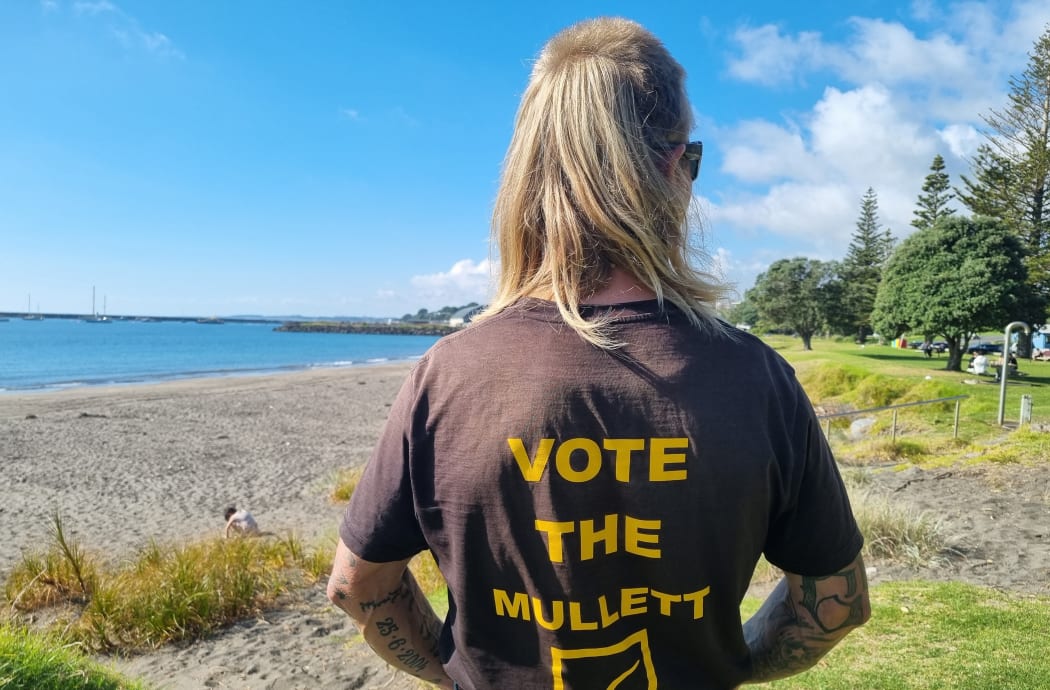 For up to 25 years McDowell says 'Vote the Mullet' has been part of his identity.