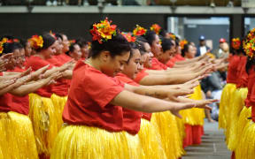 Porirua dancers at Tokelau Festival.