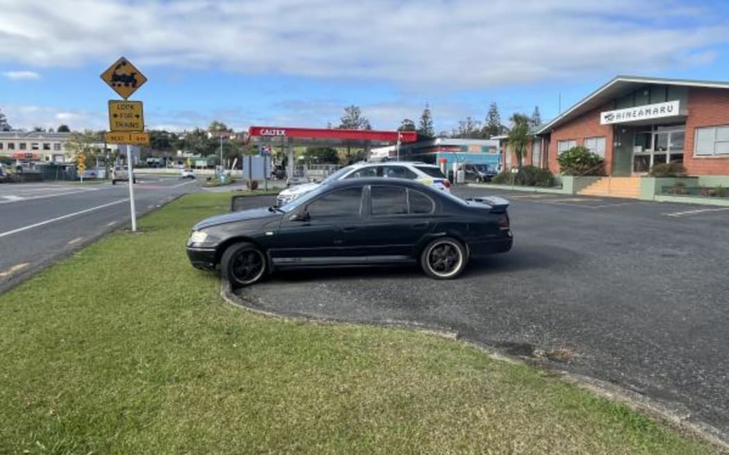 The Black Ford Falcon.