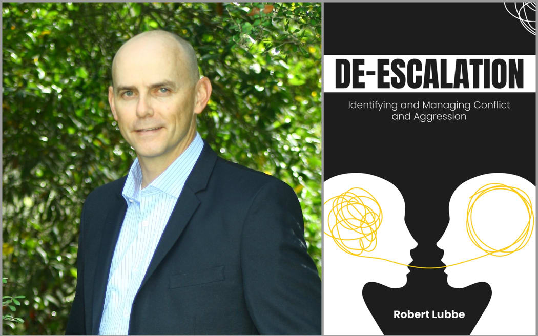 Image of Robert Lubbe and cover of his book