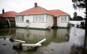 Flooding in the suburb of Wesley