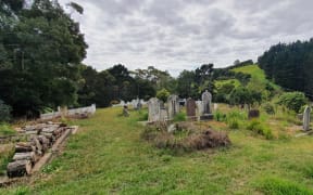 The Matakana cemetery