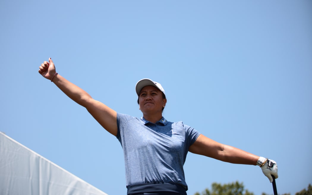 New Zealander Phillis Meti captures her FIFTH World Long Drive World Championship, at Eagles Landing Country Club outside of Atlanta, 11 August 2024. Supplied photo (Scott Kinser)