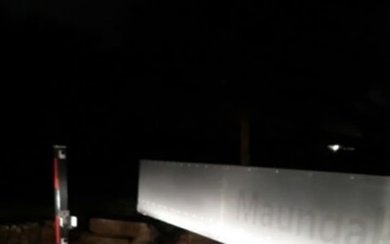 Maungakiekie / One Tree Hill entrance gate damaged on 6 October 2023.