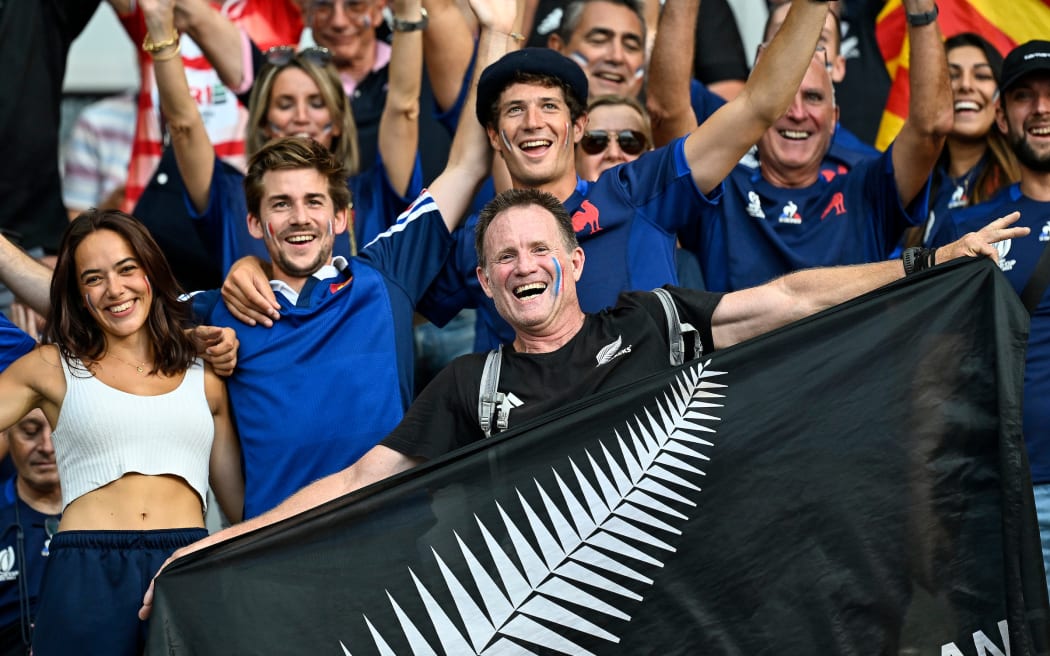 Fans and supporters. Rugby World Cup France 2023, France v New Zealand All Blacks pool match at Stade de France, Saint-Denis, France on Friday 8 September 2023. Mandatory credit: Andrew Cornaga / www.photosport.nz