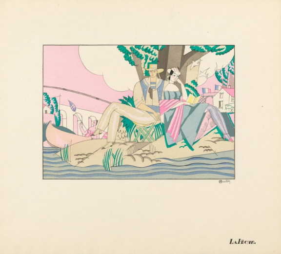 La Peche illustration by Charles Martin