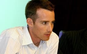 Trade Me founder Sam Morgan, centre, in 2006