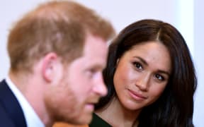 Britain's Prince Harry, Duke of Sussex, and Britain's Meghan, Duchess of Sussex attend the annual WellChild Awards in London on October 15, 2019.