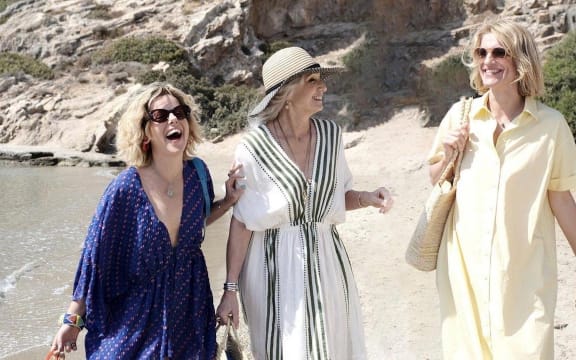Still image from the 2022 French comedy film Two Tickets to Greece.