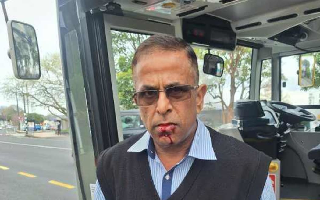 Rajnish Trehan was attacked by a passenger who refused to pay his fare when he was driving the number 18 bus in the Auckland suburb of Avondale on Saturday 7 September 2024.