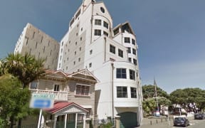 Revera House on Mulgrave Street in Wellington is next to Old Saint Paul's, a former church.