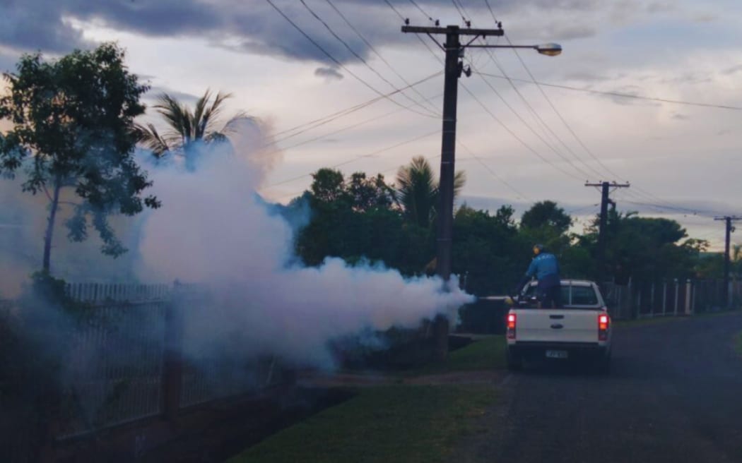 Residents of Balawa in Lautoka conducted a Dengue Clean Up campaign over the weekend. The residents cleaned up the street and drains collecting all litter and cleared potential mosquito breeding grounds as well as clearing blockages in drainage. 
Twenty (20) garbage bags of refuse were collected within two hours and disposed at Vunato landfill. 
The council also carried out anti mosquito spraying soon after the cleanup.