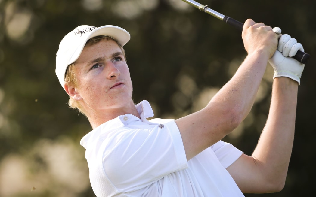 The New Zealand golfer Nick Voke.