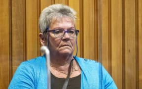 Lynne Martin at her trial in the High Court at Gisborne.