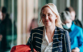 Auckland Central MP Nikki Kaye the day before a vote on the National Party's leadership. She is understood to be running on a ticket with Todd Muller.