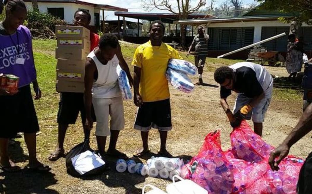 Relief supplies arrive at Fresh Wota from NDMO.