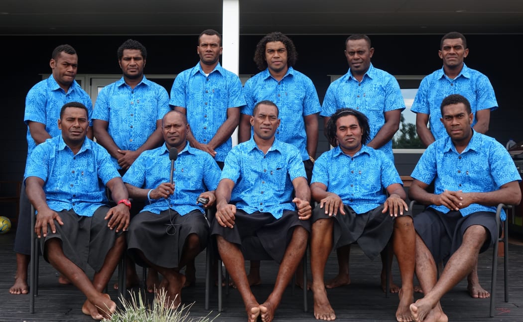 A group of Fijians participating in New Zealand's Recognised Seasonal Employer scheme.