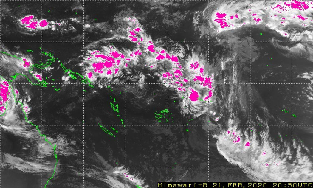 satellite image of the Pacific current weather