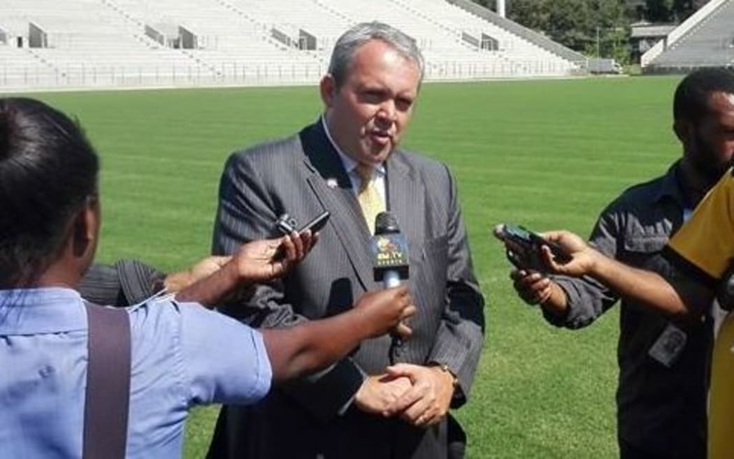 PNG Sports Minister Justin Tkatchenko.
