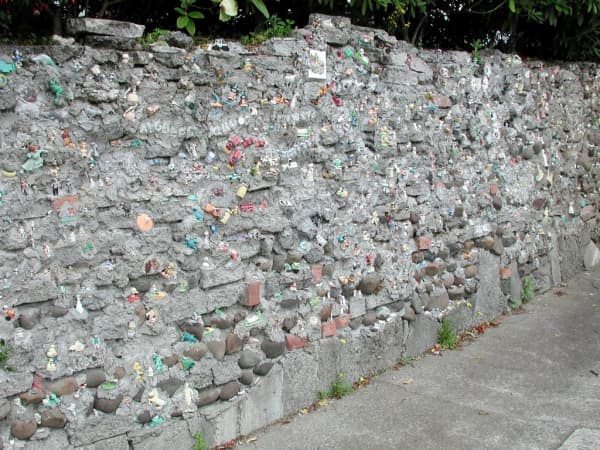 Eltham's famous toy wall.