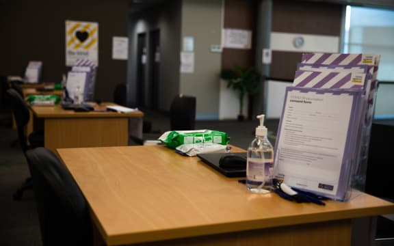 The new Covid 19 vaccination facility in South Auckland