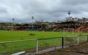 Govind Park in Ba following Cyclone Winston.