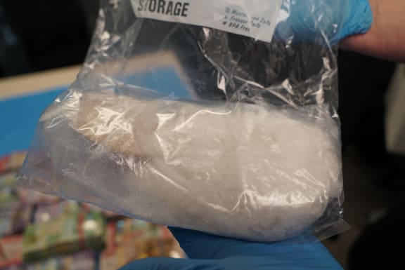 Police have seized more than 44kg of methamphetamine in searches across Auckland.