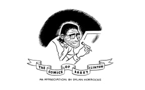 Barry Linton cartoon by Dylan Horrocks