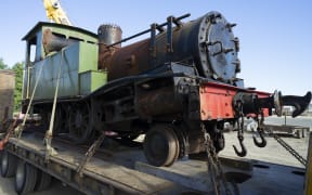 The 1880 D Class locomotive D6 arrives at Bulleid Engineering in Winton.