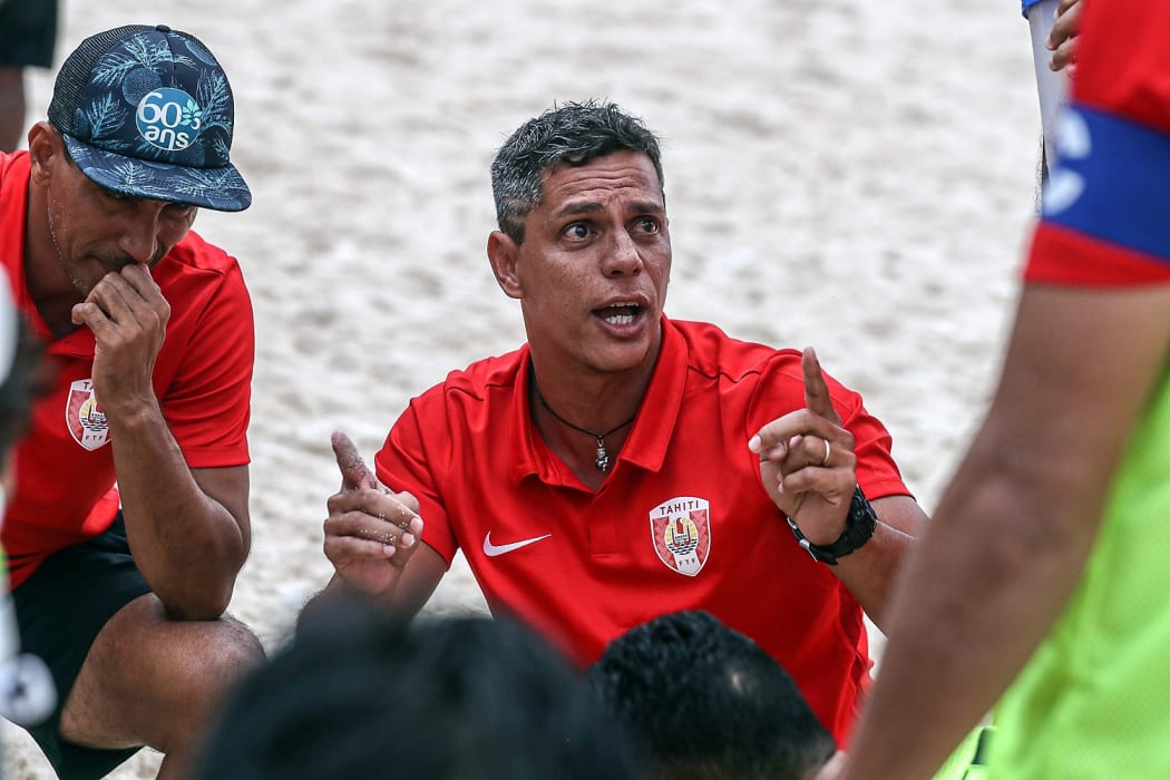 Tahiti coach Naea Bennett.